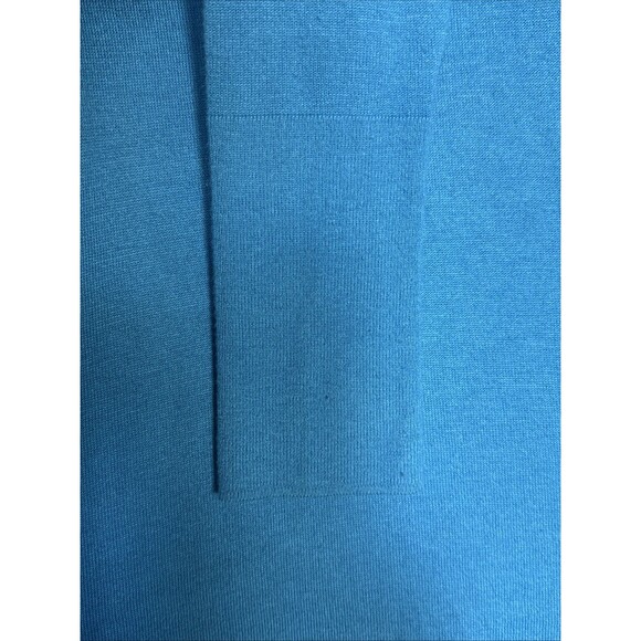Lilly Pulitzer Size S Blue Heidi Cardigan Gold Buttons Pockets Cotton Blend - Picture 8 of 11